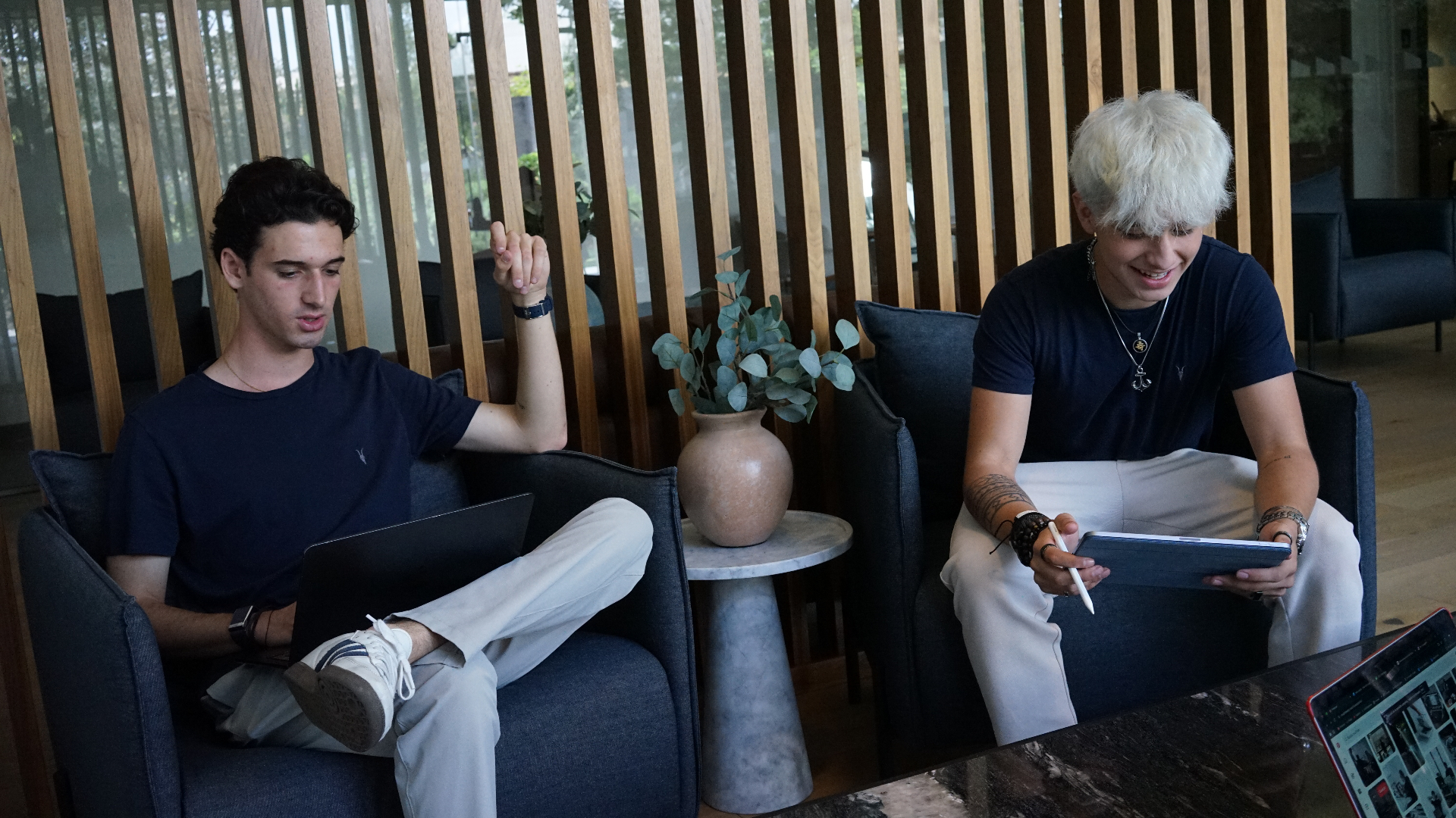 Josep Cuatrecasas y Samuel Estrada — fundadores de Nebu Studio